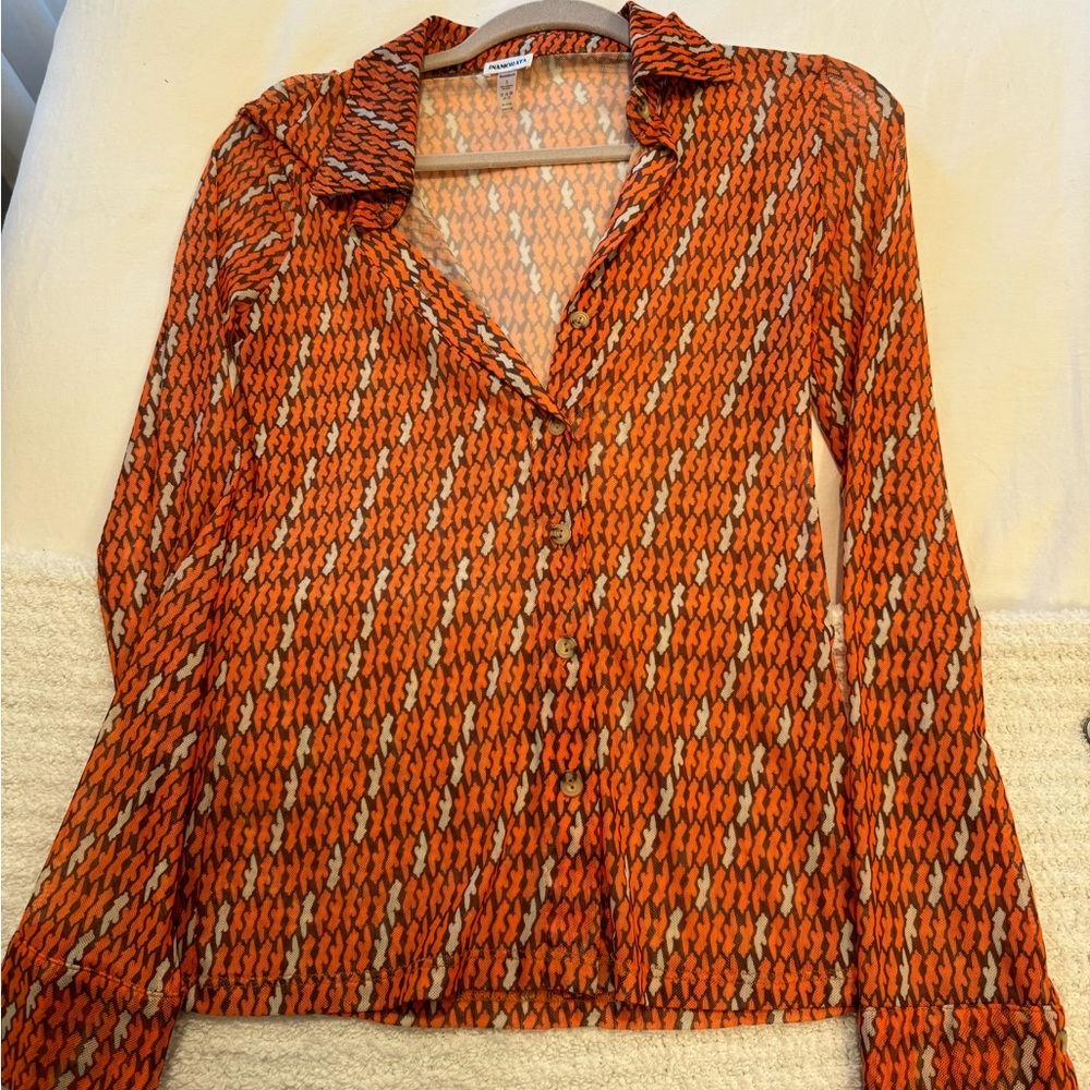 Inamorata Button Down Top- Wilcox